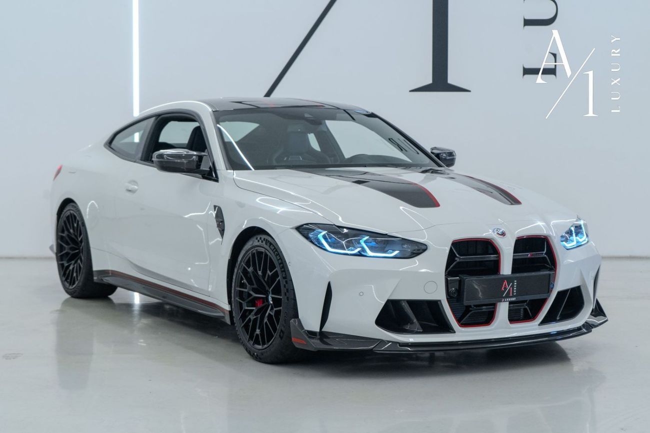 BMW M4 CSL Edition 3.0L 2023 BMW M4 CSL, BMW Warranty + Service Package, Fully Loaded, Very Low Kms, GCC