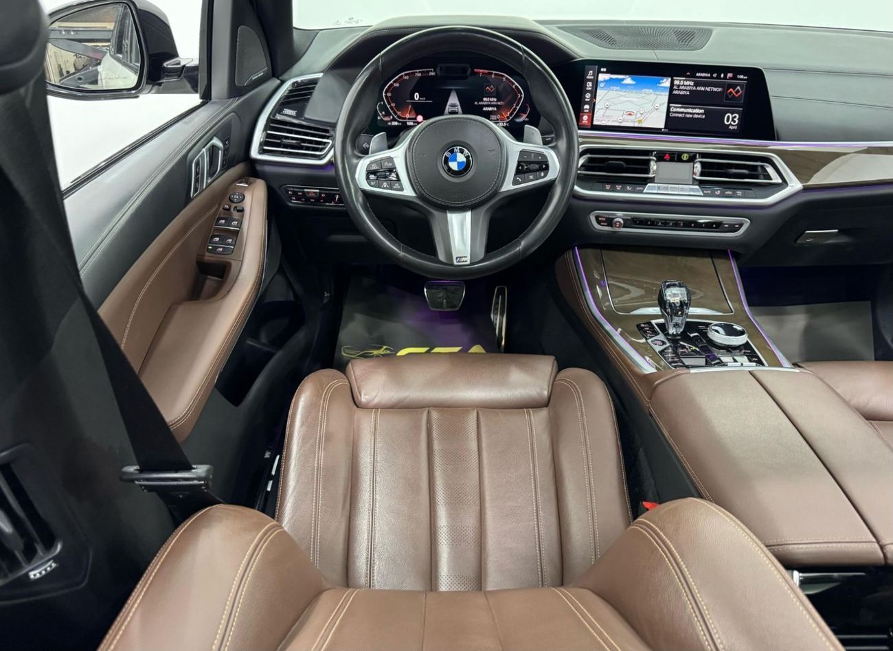 بي أم دبليو X5 40i M Sport 3.0L 2020 BMW X5 xDrive40i M-Sport, 2025 Warranty + Service Pack, Full Options, 7 Seater