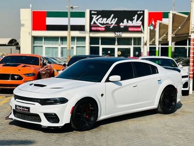 دودج تشارجر SRT Hellcat 6.2L (707 HP) | Monthly AED 3360/- | 0% DP | Blindspot | Memory Seats | # 16234