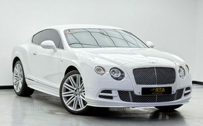 بنتلي كونتيننتال جي تي 2015 Bentley Continental GT Speed W12, Service History, Excellent Condition, GCC