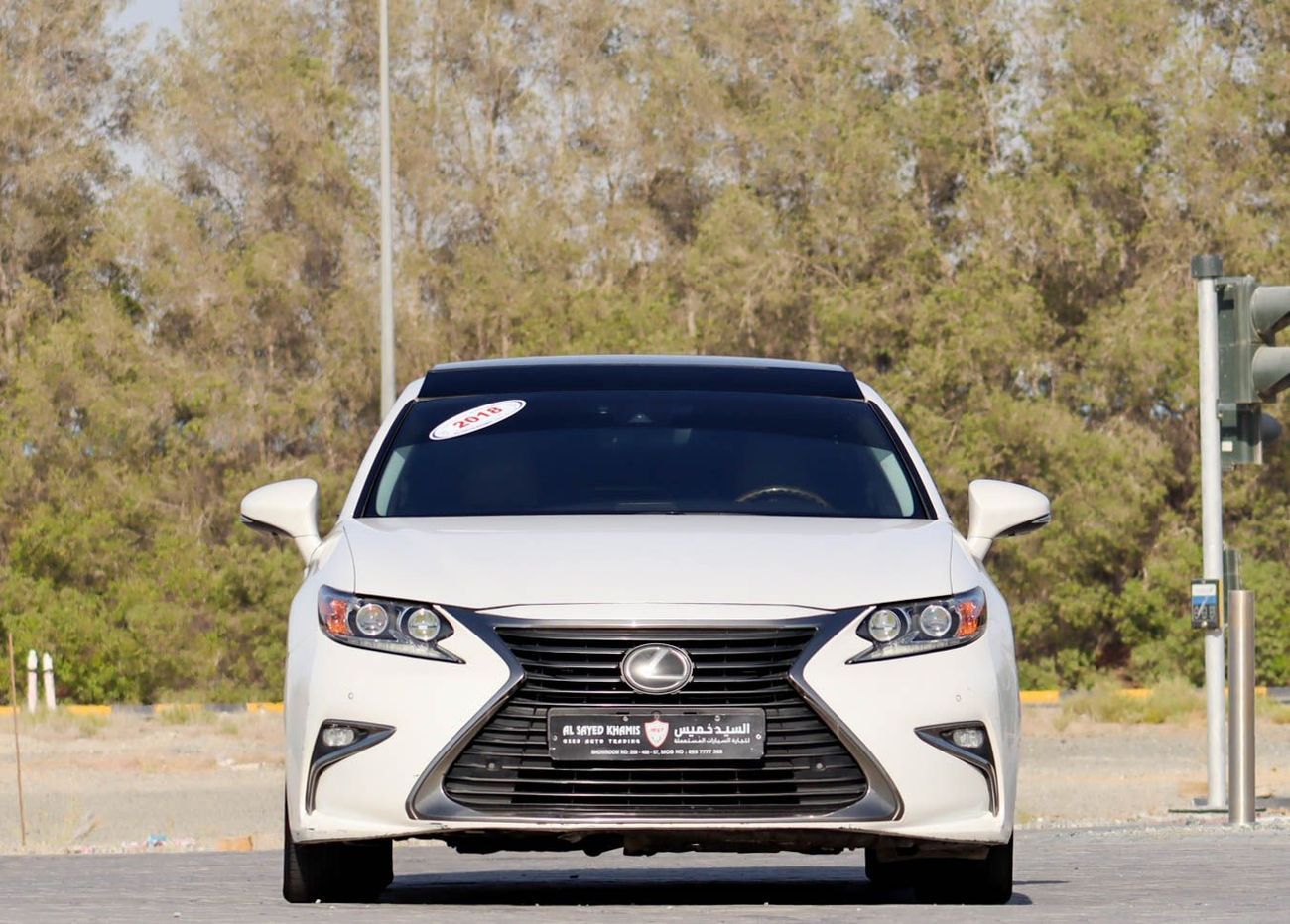 لكزس ES 350 Platinum 3.5L FWD Lexus ES350 3.5L | V6 | 2018 GCC  | Original Paint | Accident Free  Excellent Cond