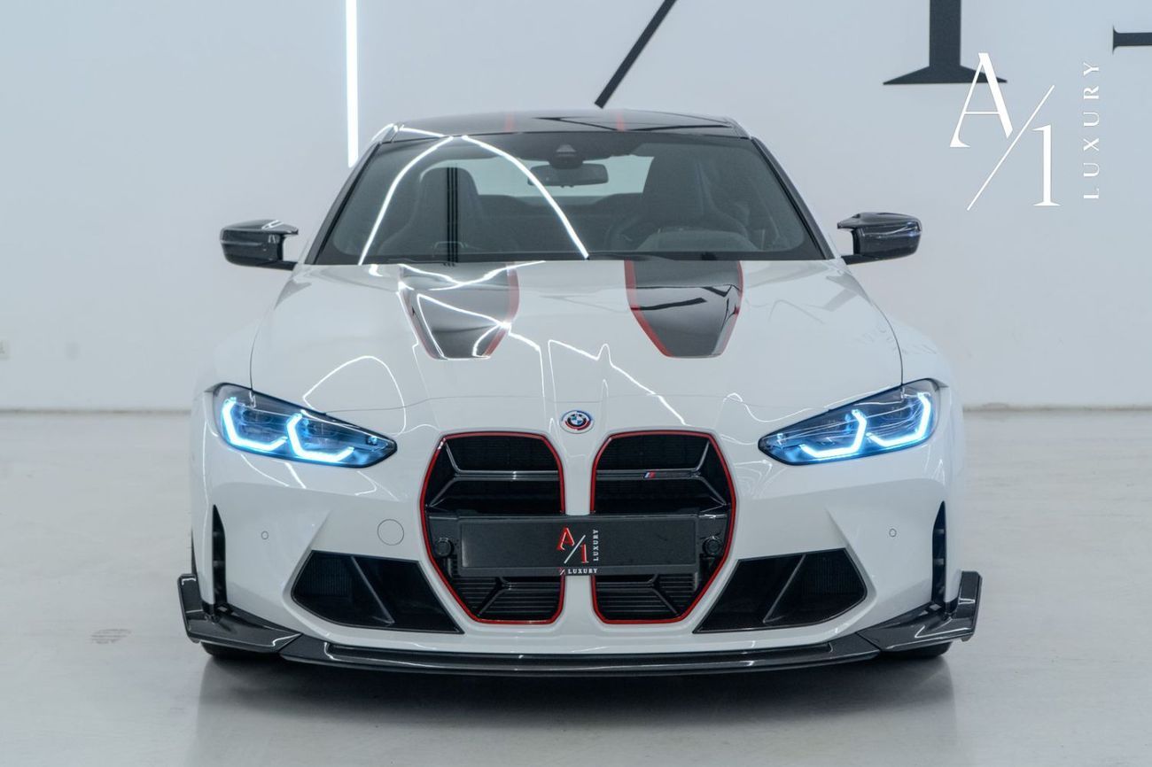 BMW M4 CSL Edition 3.0L 2023 BMW M4 CSL, BMW Warranty + Service Package, Fully Loaded, Very Low Kms, GCC