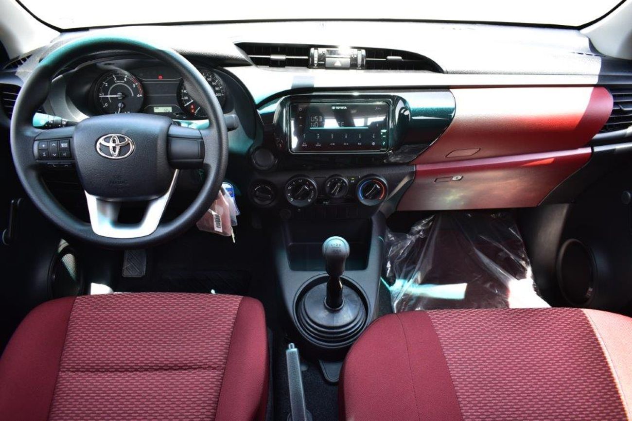 تويوتا هيلوكس 2025 MODEL TOYOTA HILUX DOUBLE CAB PIKCUP DLX-E 2.4L DIESEL 6 SEAT 4WD MANUAL TRANSMISSION.