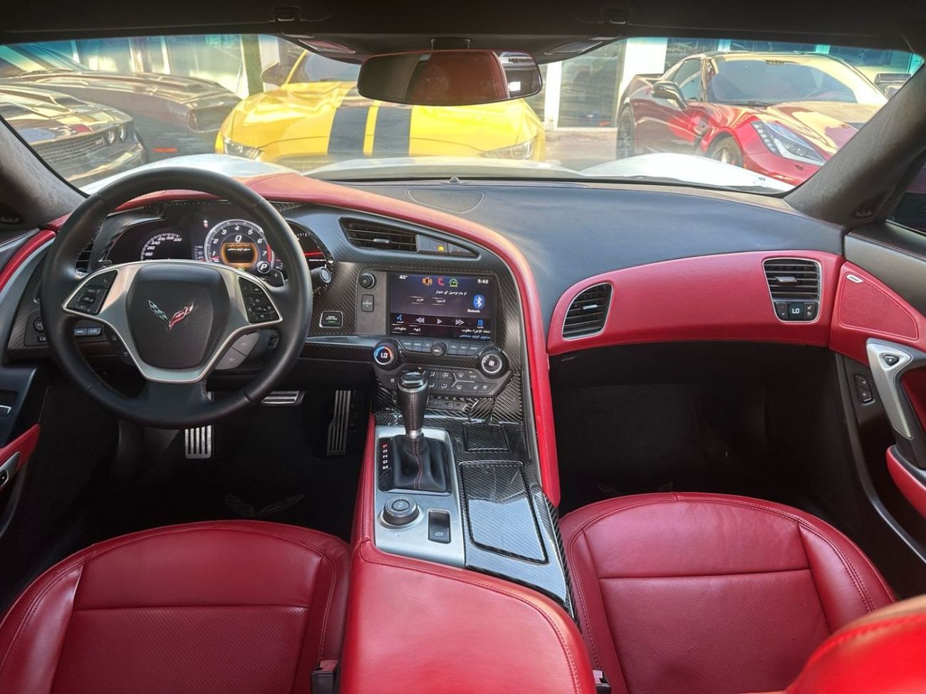 شيفروليه كورفت CHEVROLET CORVETTE C7 Z51 GCC 2015 GCC FULL OPTION PERFECT CONDITION
