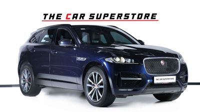Jaguar F Pace R-Sport 3.0L 2017-JAGUAR F PACE 35T R-SPORT-FULL SERVICE HISTORY WITH AL TAYER-GCC