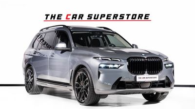 BMW X7 xDrive40i Luxury M Sport Package 3.0L 2024-BMW X7 40i XDRIVE LUXURY 7 SEATS-GCC-FSH WITH AGMC