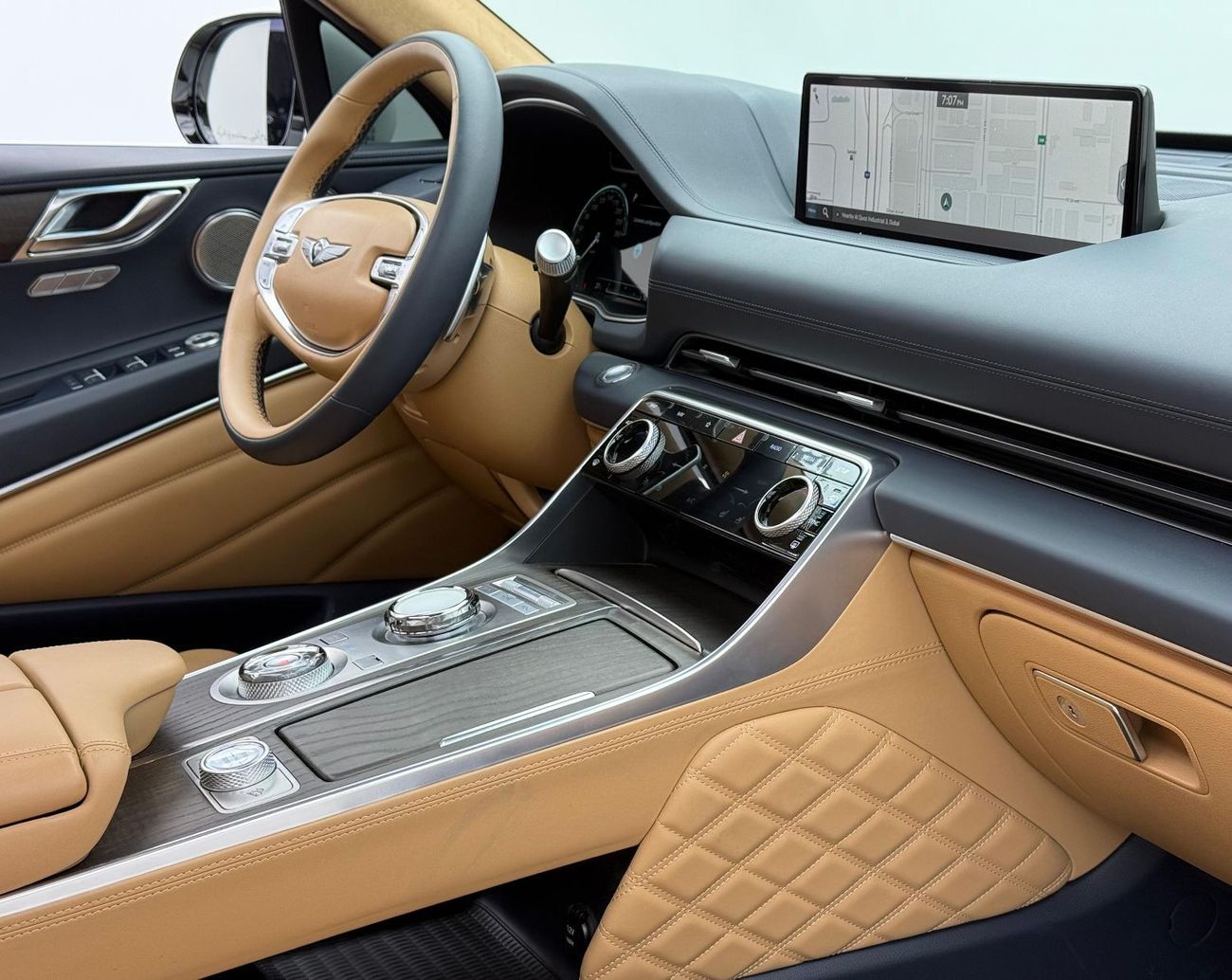 جينيسس GV80 2024 Genesis GV80 Royal, 2029 Warranty + Service Pack, Full Genesis Service History, 7 Seater, GCC