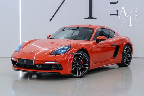 بورش كايمان 718 S 2.5L A/T 2018 Porsche 718 Cayman S, 2026 Porsche Warranty, Sport Chrono Package, Exclusive Manufak
