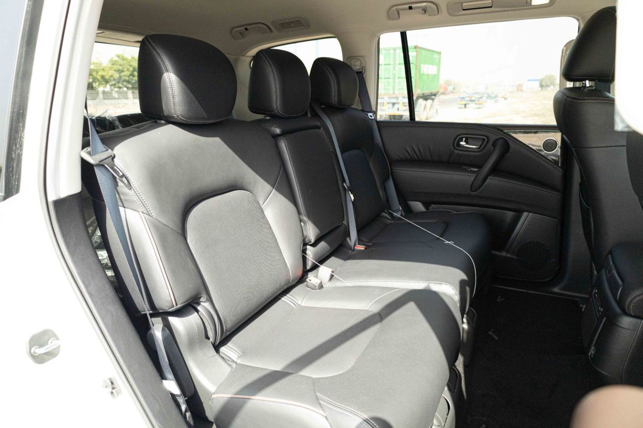 Nissan Patrol 2025 Nissan Patrol Premium 5.6L - White Pearl Inside Black | Export Only