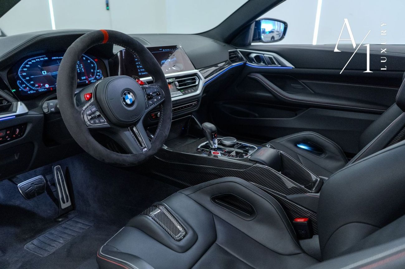 BMW M4 CSL Edition 3.0L 2023 BMW M4 CSL, BMW Warranty + Service Package, Fully Loaded, Very Low Kms, GCC
