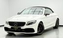 مرسيدس بنز C 63 S 2019 Mercedes Benz C63 S AMG Cabriolet, Warranty, Excellent Condition, GCC
