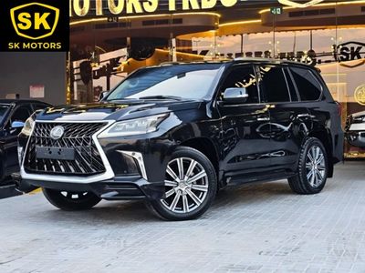 لكزس LX 570 GCC/ FULL OPTION / RADAR / ZAFRAN INTERIOR/LOW MILEAGE/ EXPORT ONLY / LOT#25091