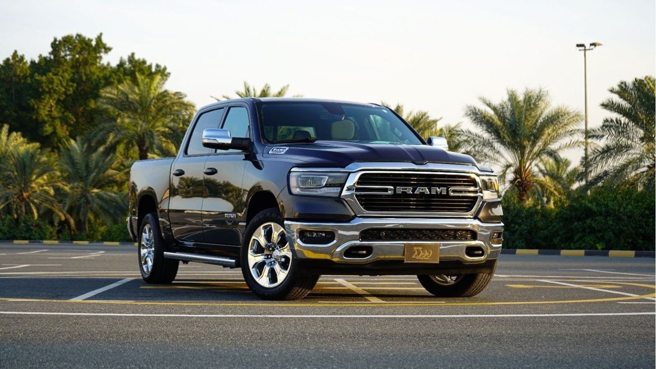 RAM 1500 Description DODGE RAM BIGHORN 2021  INTERIOR DESIGN  AUX audio in Air conditioning Bluetooth system