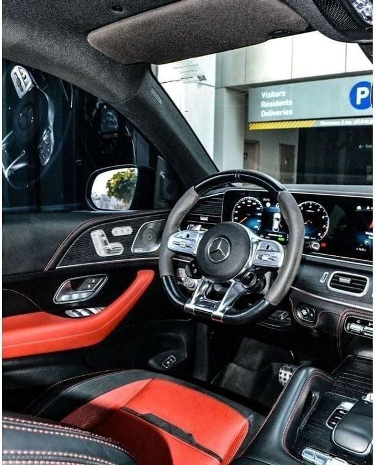 مرسيدس بنز GLE 53 AMG كوبيه Mercedes Benz GLE 53 Coupe Full Loaded Original Colour Is White Wrapped To Nardo Grey