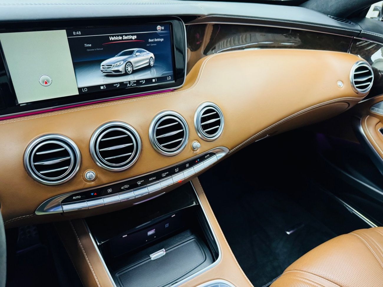 مرسيدس بنز S 63 AMG كوبيه S63 .. V8 .. Perfect Condition .