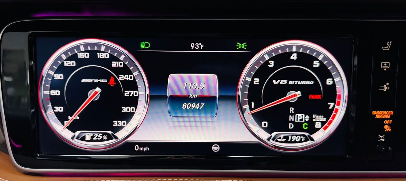 مرسيدس بنز S 63 AMG كوبيه S63 .. V8 .. Perfect Condition .