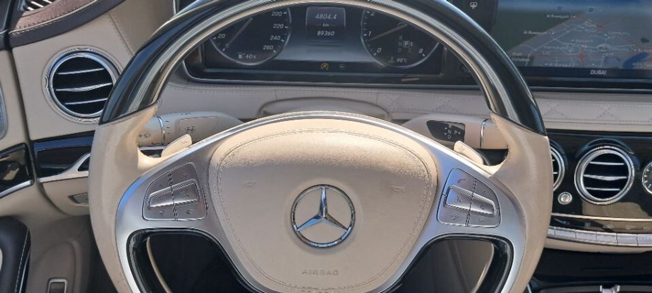 Mercedes-Benz S600 Maybach MAYBACH S600 2016 GCC FULL SERVICE GARGASH +ORGINAL PAINT 100% +FULL OPTION + 1 YEAR WARRANTY