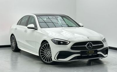 مرسيدس بنز C200 2023 Mercedes-Benz C200 AMG Premium Plus, Full Mercedes Warranty +Service Contract 2028, Low Km, GCC