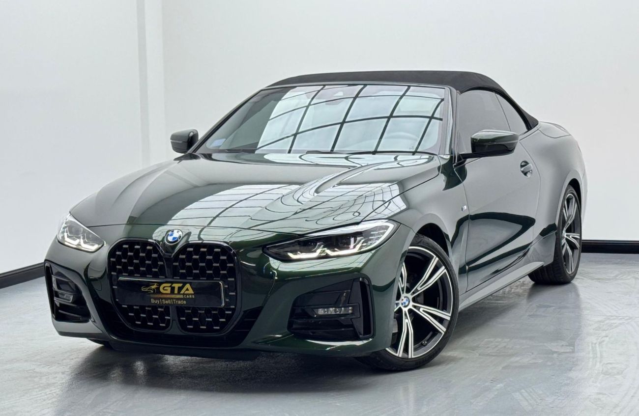 بي أم دبليو 420i 2023 BMW 420i M-Sport Convertible, February 2028 BMW Warranty + Service Contract, GCC
