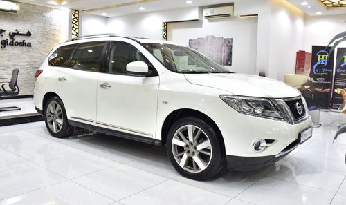 Nissan Pathfinder EXCELLENT DEAL for our Nissan Pathfinder SV 4WD ( 2015 Model ) in White Color GCC Specs