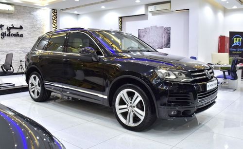 فولكس واجن طوارق EXCELLENT DEAL for our Volkswagen Touareg ( 2015 Model ) in Black Color GCC Specs