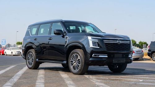 Nissan Patrol 2025 Nissan Patrol V6 3.8L SE Platinum AT Petrol Black - Red