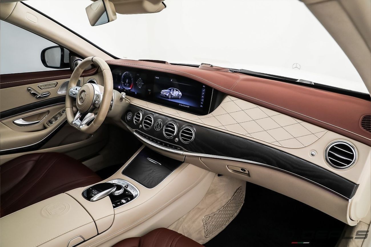مرسيدس بنز S 63 AMG Std 4.0L (612 HP) 2018 Mercedes Benz S 63 AMG 4Matic LWB | Full Option | High-Performance Luxury | 4