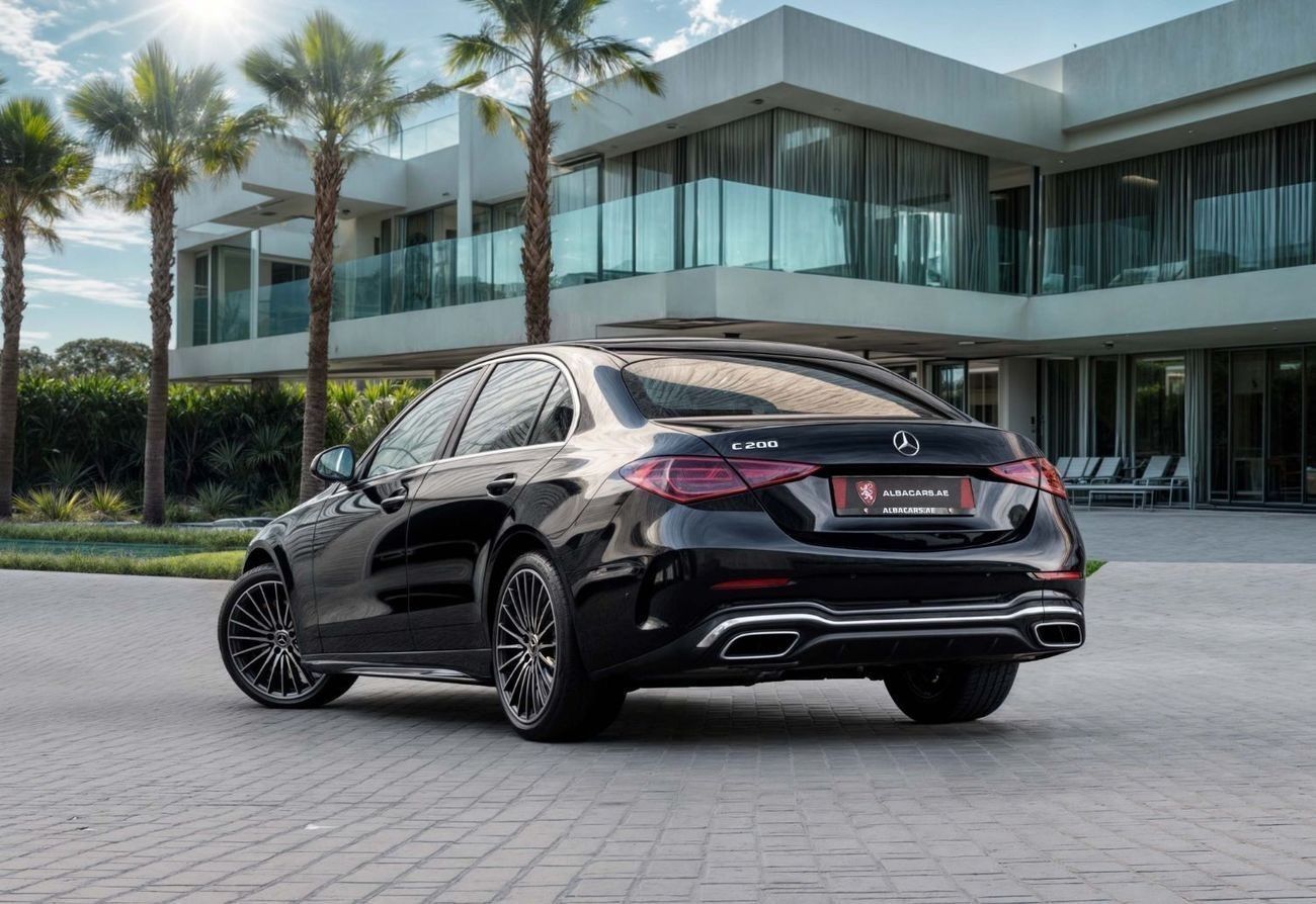مرسيدس بنز C200 C200 AMG | 4,504 P.M | 0% Downpayment | 5 YEARS AGENCY WARRANTY!