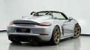 بورش 718 سبيدر RS 2024 Porsche 718 Spyder GT4 RS Weissach Pack, 2026 Porsche Warranty, Very Low Km, GCC