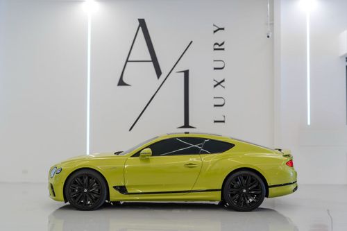 Bentley Continental GT 6.0L W12 (650 HP) 2022 Bentley Continental GT Speed W12, Warranty, Full Options, Very Low Kms, GCC