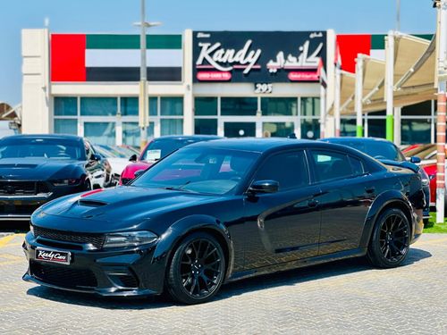 دودج تشارجر SRT8 Scatpack 6.4L | Monthly AED 1960/- | 0% DP | Widebody Kit | Alcantara Seats | # 78266