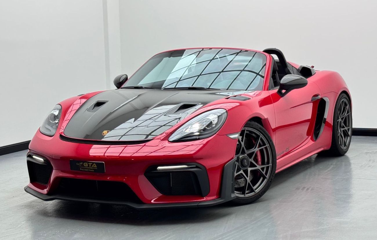 Porsche 718 Spyder 2024 Porsche 718 Spyder GT4 RS Weissach Pack, Porsche Service History, 2026 Porsche Warranty, GCC