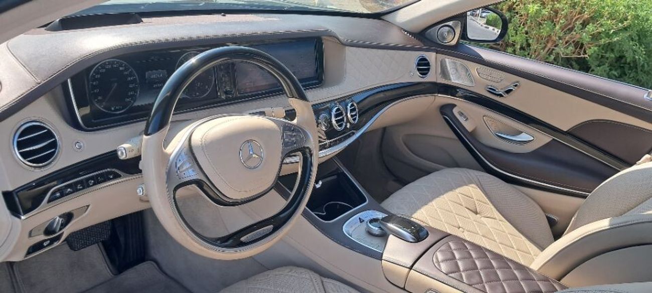 Mercedes-Benz S600 Maybach MAYBACH S600 2016 GCC FULL SERVICE GARGASH +ORGINAL PAINT 100% +FULL OPTION + 1 YEAR WARRANTY