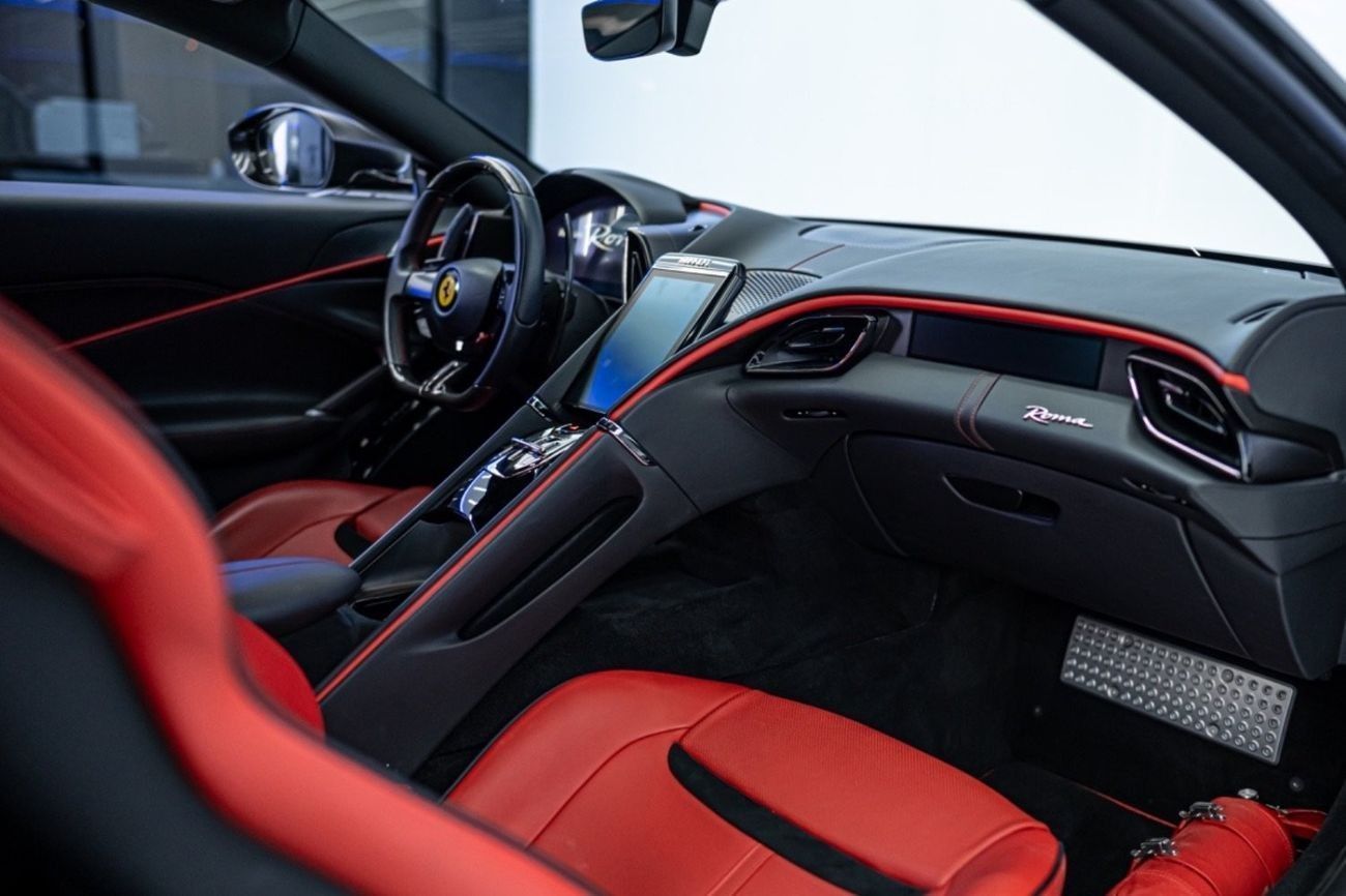 Ferrari Roma AL TAYER WARRANTY 28TH SEPTEMBER 2025 | FERRARI ROMA | GCC | RED BRAKE CALLIPERS |