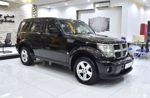 Dodge Nitro EXCELLENT DEAL for our Dodge Nitro SXT 4x4 ( 2009 Model ) in Black Color GCC Specs