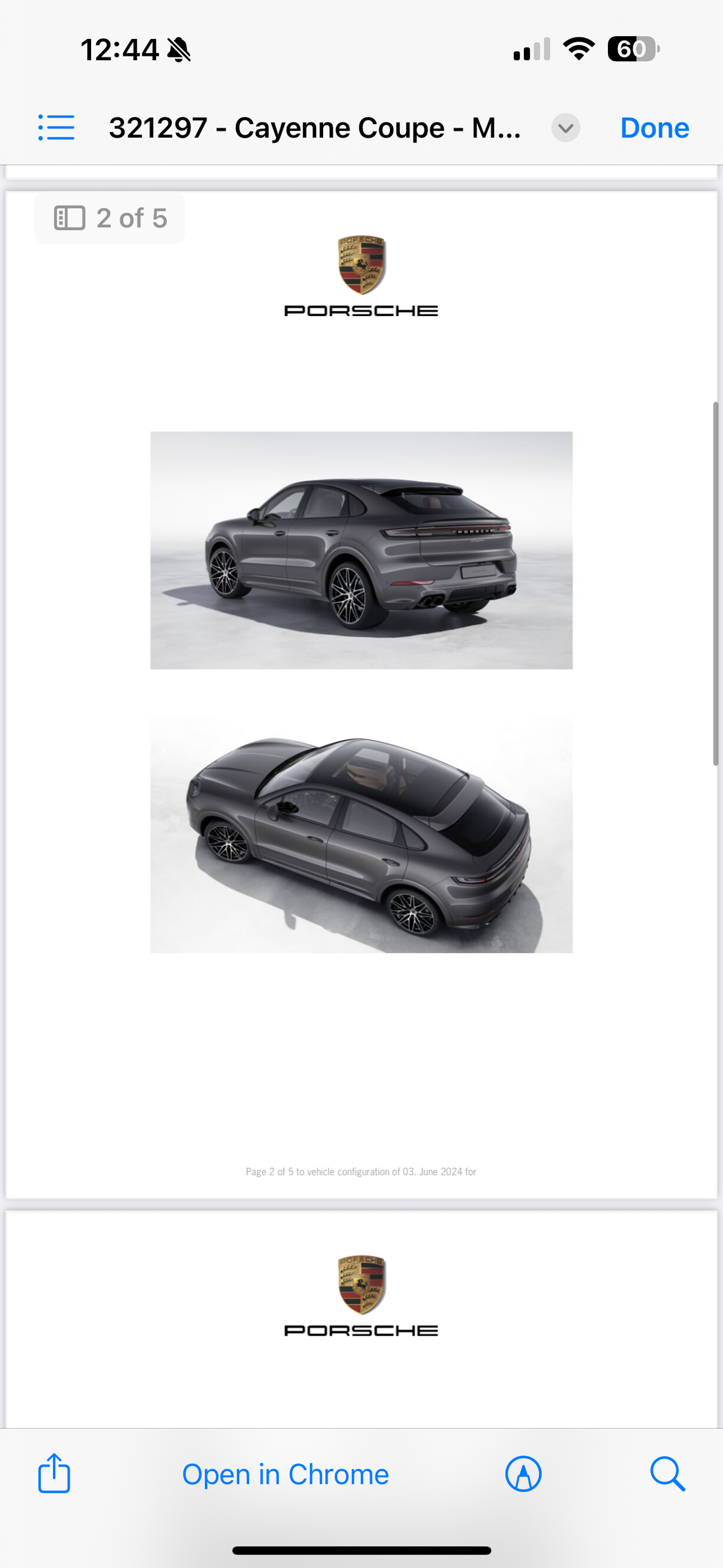Porsche Cayenne Base Coupe