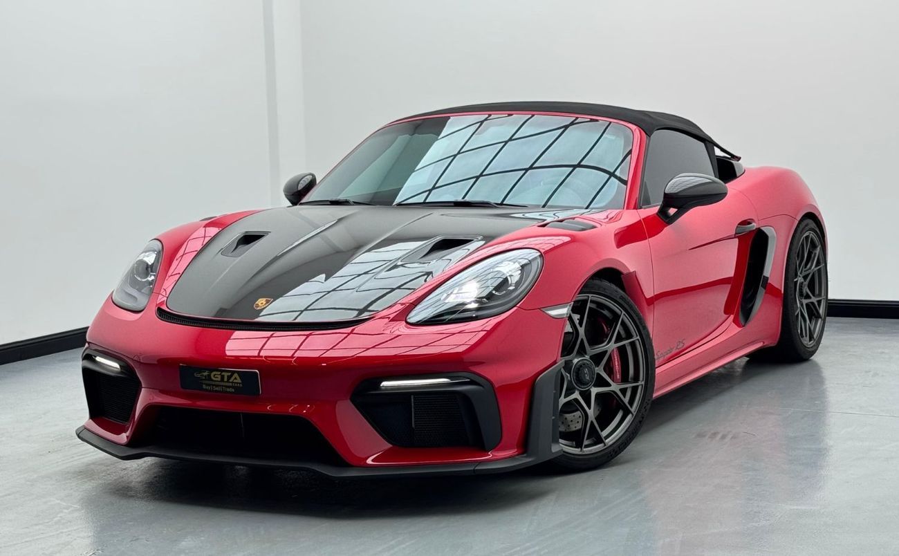 Porsche 718 Spyder 2024 Porsche 718 Spyder GT4 RS Weissach Pack, Porsche Service History, 2026 Porsche Warranty, GCC
