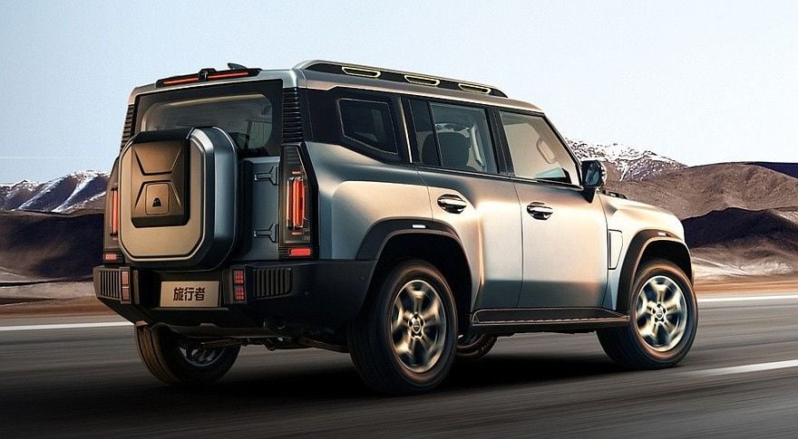 Jetour T2 exterior - Rear Left Angled
