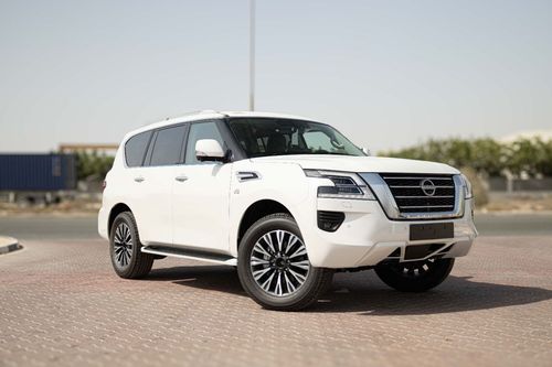 Nissan Patrol 2025 Nissan Patrol Premium 5.6L - White Pearl Inside Black | Export Only