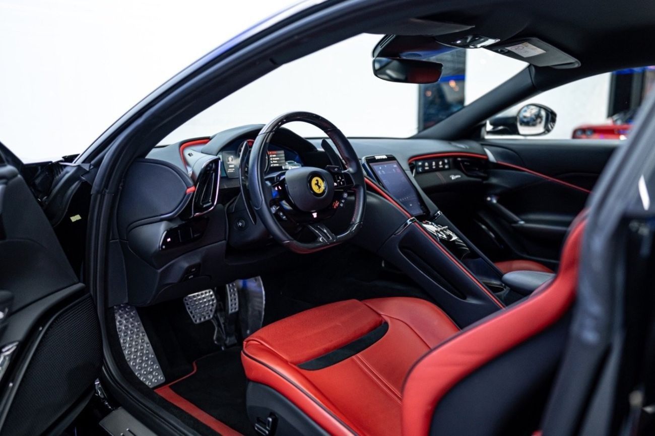Ferrari Roma AL TAYER WARRANTY 28TH SEPTEMBER 2025 | FERRARI ROMA | GCC | RED BRAKE CALLIPERS |
