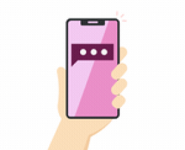 Phone in hand