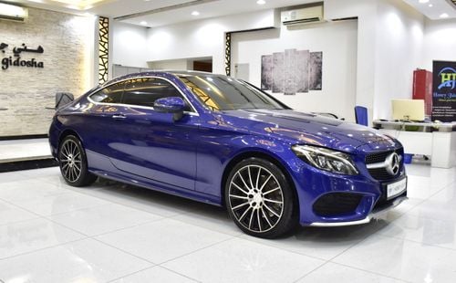 مرسيدس بنز C 300 كوبيه EXCELLENT DEAL for our Mercedes Benz C300 Coupe ( 2016 Model ) in Blue Color GCC Specs