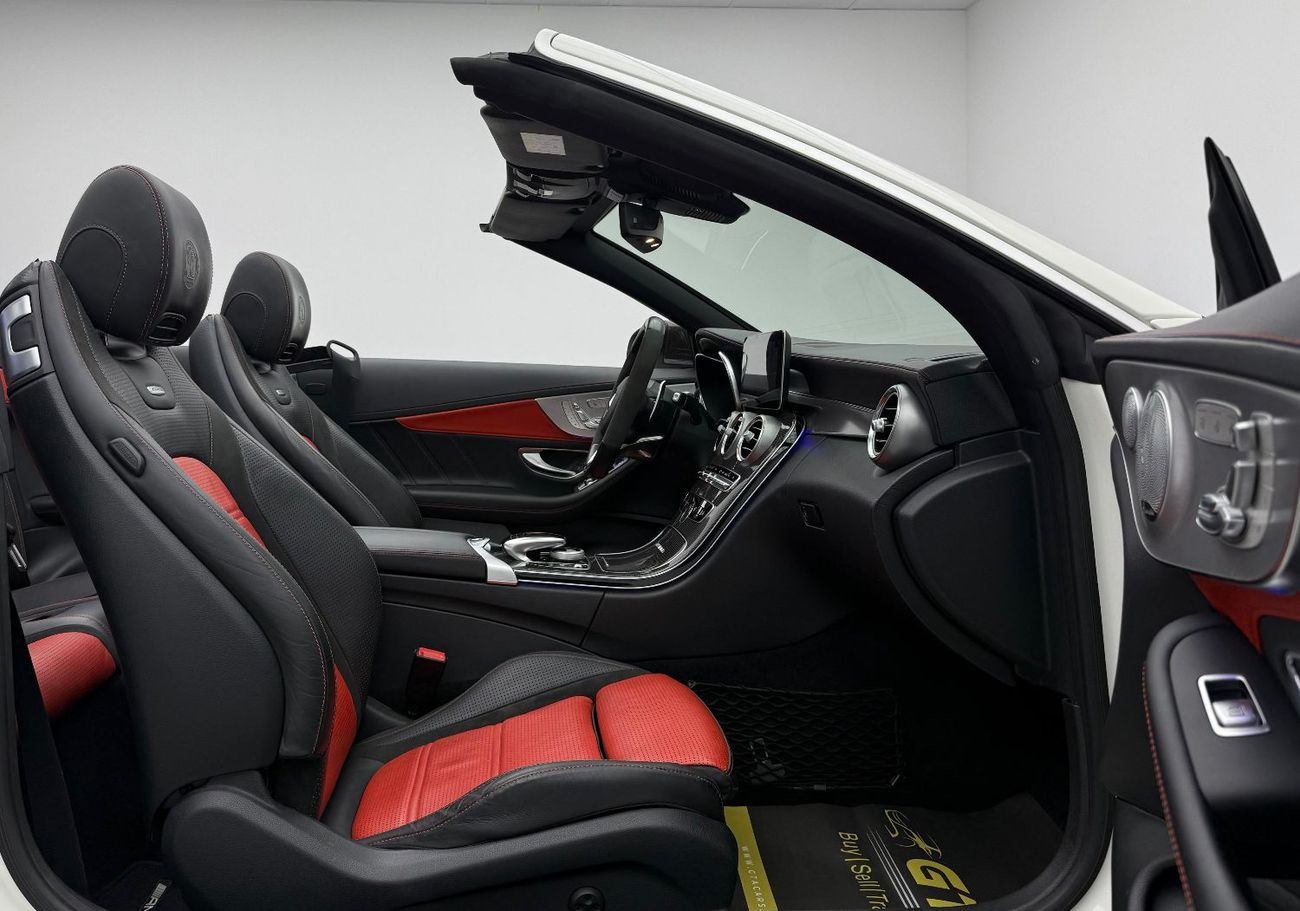 مرسيدس بنز C 63 S 2019 Mercedes Benz C63 S AMG Cabriolet, Warranty, Excellent Condition, GCC