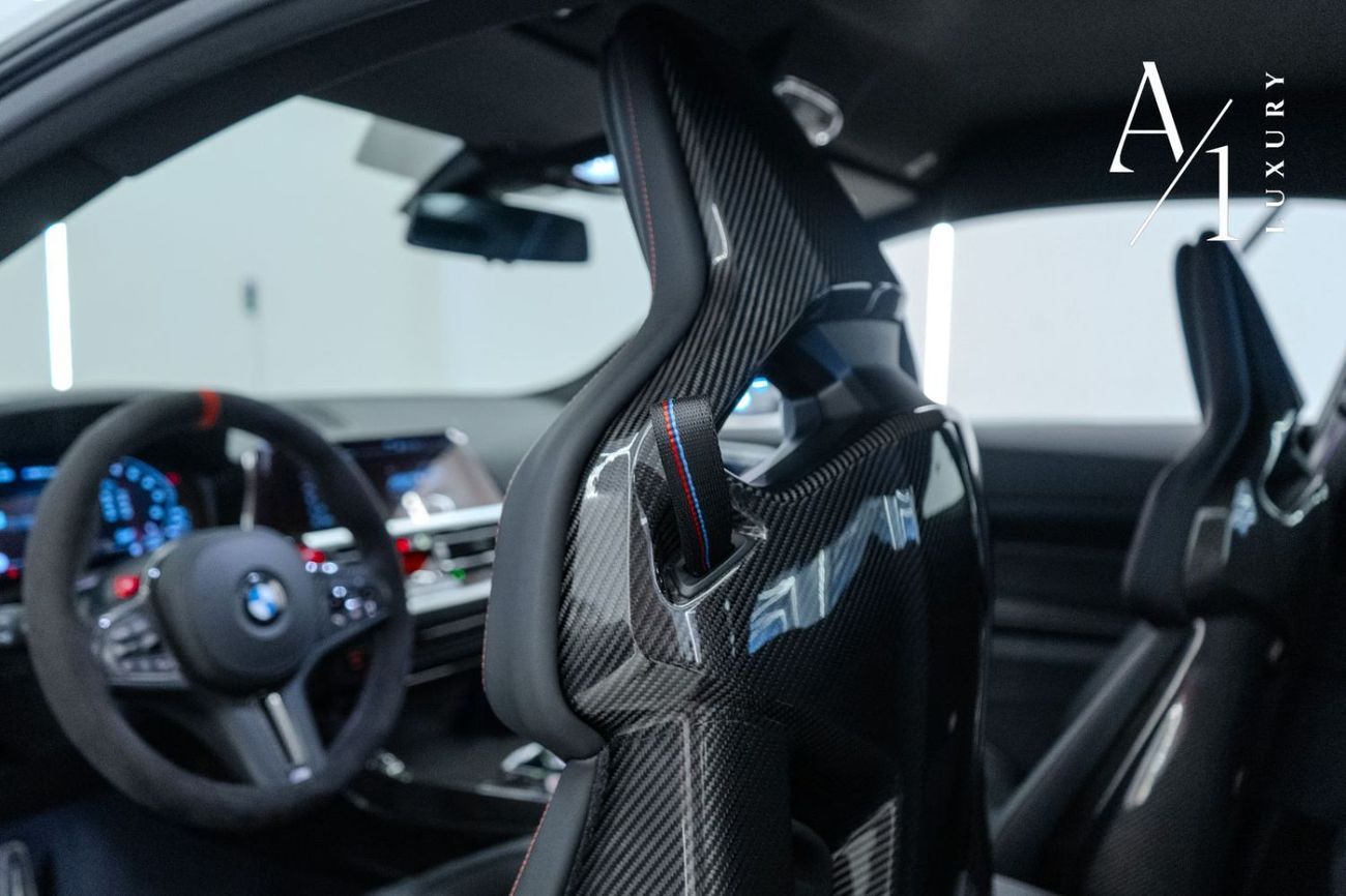 BMW M4 CSL Edition 3.0L 2023 BMW M4 CSL, BMW Warranty + Service Package, Fully Loaded, Very Low Kms, GCC