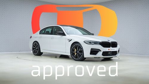 BMW M5 Competition 4.4L (625 HP) | AED 6,236 PM | Warranty Nov 2026 | GCC