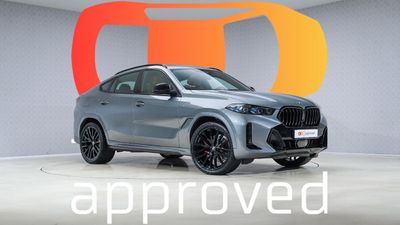 بي أم دبليو X6 | AED 4,725 PM | Warranty Sept-2027 | GCC