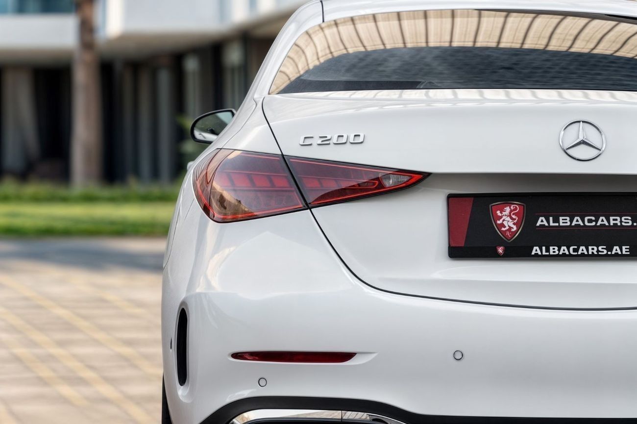 مرسيدس بنز C200 C200 | 4,504 P.M  | 0% Downpayment | AMG | 5 YEARS AGENCY WARRANTY!