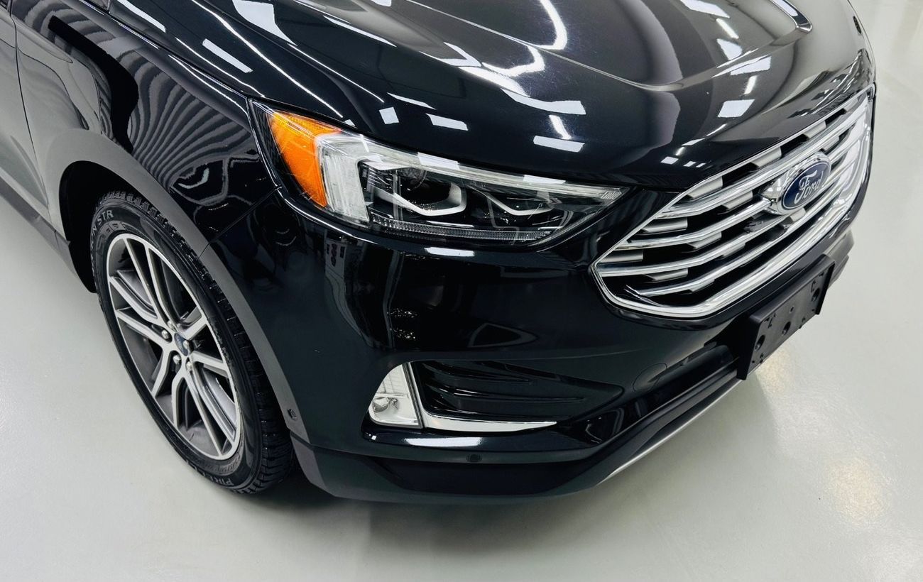 فورد إدج GCC .. FSH .. Original paint .. warranty .. Service .. AWD .. Titanium .