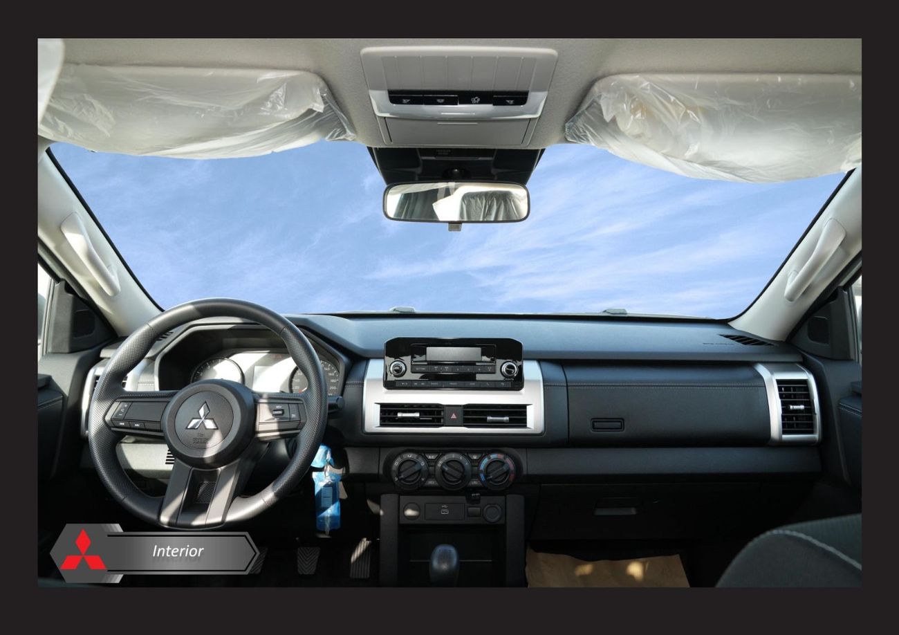 ميتسوبيشي L200 GLX 2.4L MITSUBISHI L200 2.4L GLX 4X4 D/C MID M/T PTR 2025 Export Only