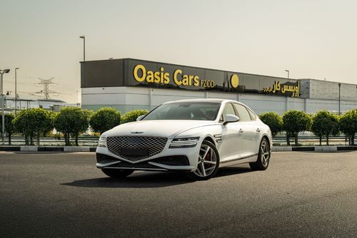 جينيسس G80 Sport 2023 GCC 3.5L Turbo 6 Cylinders Full Service History